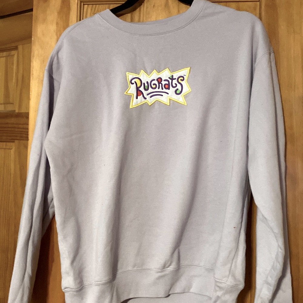 Rugrats Sweatshirt. Light Purple Size Medium